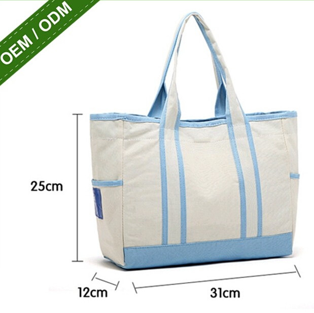 Handmade Canvas Tote Bag ,Leather Handle Canvas Bag,Heavy Canvas Tote Bag,Eco Friendly Shopping Bag Fashion Cheap Cotton