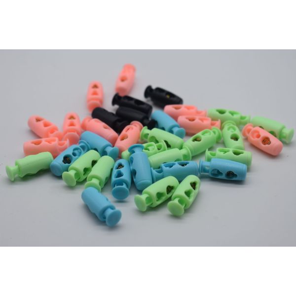 Decorative Dye Match Plastic Buckle With Lock Bungee Cord