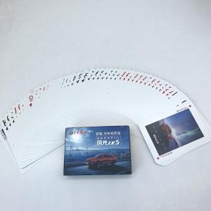 China Silver Foil Stamping CMYK 320gsm White Core Poker Playing Cards wholesale