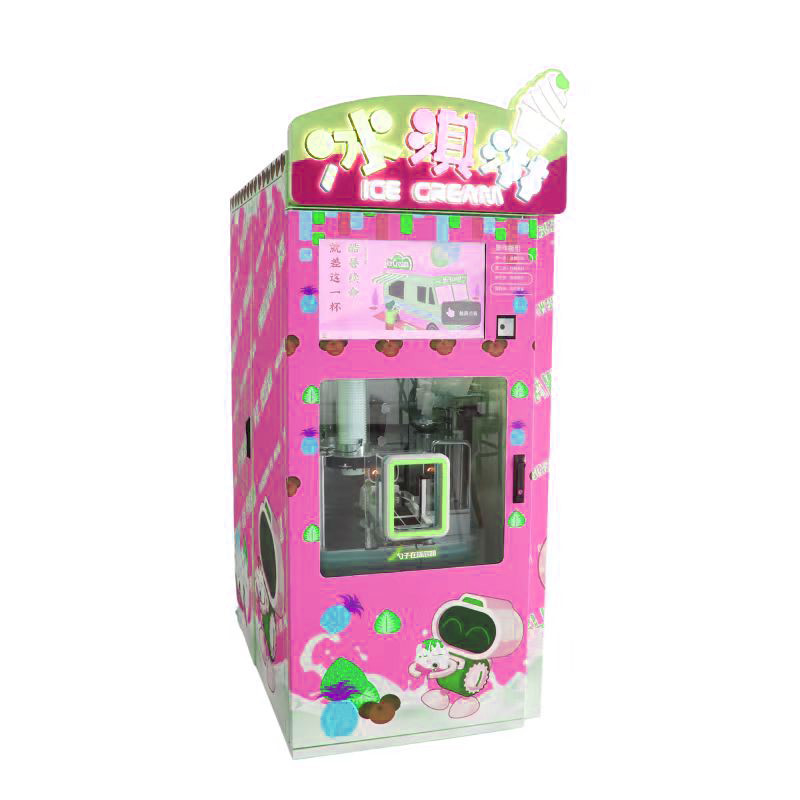 Exclusive Vending Machine Frozen Yogurt Ice Commercial Cube Vending Machine