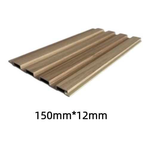 Zero Gap Seamless Interior Fluted WPC Wall Panels Cladding Louver WPC Wall Panel