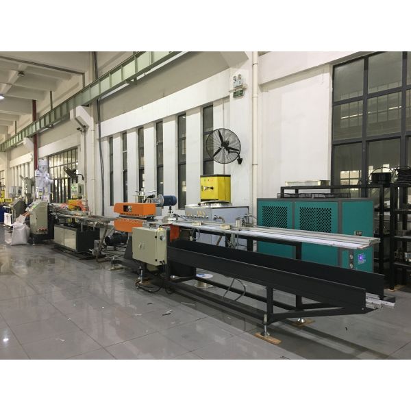 AC Motor Plastic Profile Extrusion Machine , PVC Cable Channel Extrusion Making Machine