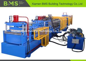 China Customizable CZ Purlin Roll Forming Machine HMI / PLC Control Panel System wholesale