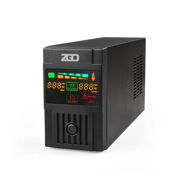 Quality LCD Display 650va 360w Small Uninterruptible Power Supply Mini Ups Power Backup for sale