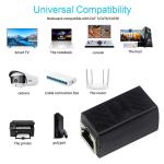 Ethernet Socket Rj45 To Rj45 Connector 8P8C UTP/FTP/SFTP Shield