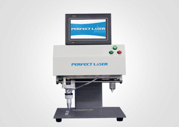 Quality LCD Control Portable Desktop Dot Peen Nameplate Marking Machine For Metal for sale