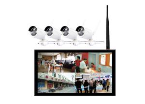 300 Cd / M2 10.2 Inch 4 Channel Cctv Lcd Monitor With Wireless Camera