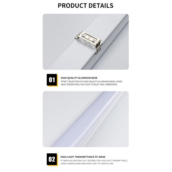 LED outdoor waterproof purification lamp, dustproof home decoration lighting and other lamp tubes