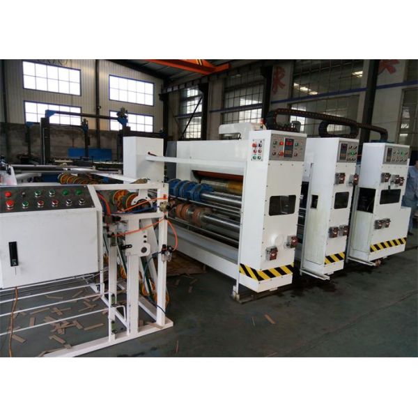 Mini Single Color Flexo Printer Slotting Die Cutting Small Express Box Making