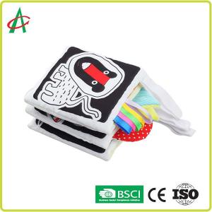 China 20x20cm Rag Soft Books For Infants Handcrafted Plush Polyester wholesale