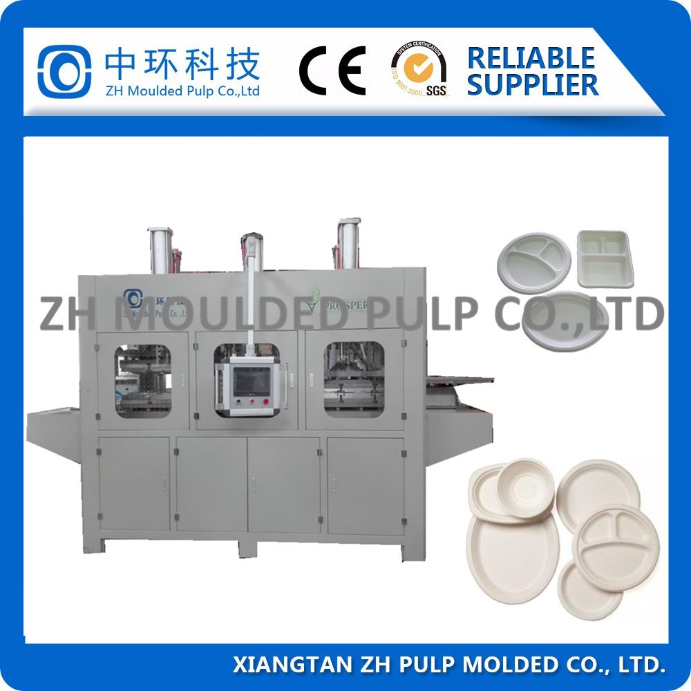 Large Output Pulp Egg Tray Machine 100kw Molding Rotary Fully Automatic