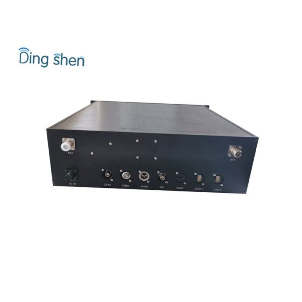 19 Inch Rf Powerful Radio Transmitter And Receiver 433mhz For Vehicle NLOS Mobile Digital Image Transmission