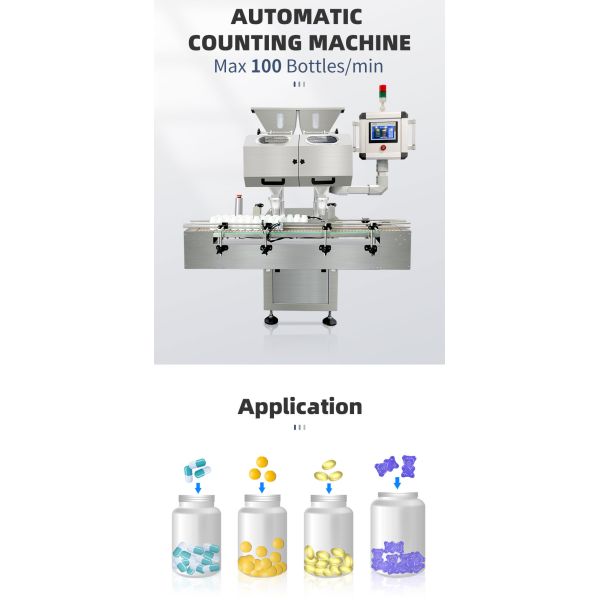 16 Lane Full Automatic Counting Machine To Count Pills Capsule Tablet