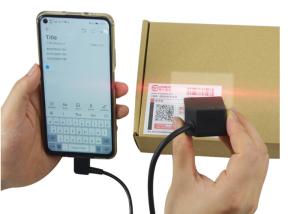 Android Device MS4200 2D Barcode Scanner Module Infrared Sensor With Type C Cable