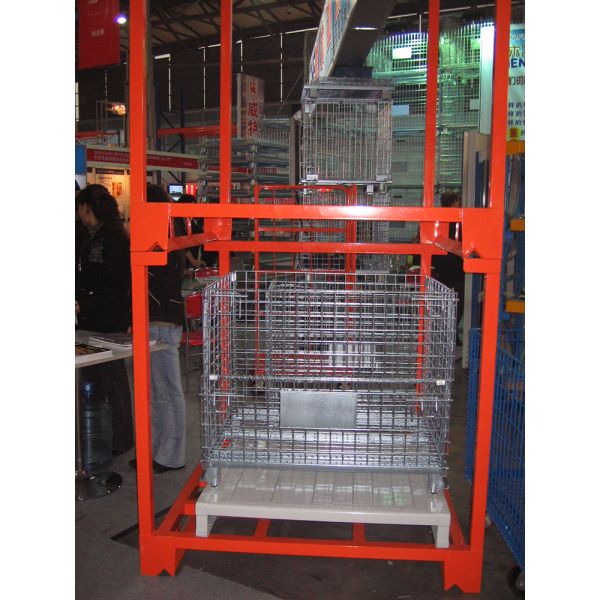 Heavy Duty Warehouse Stacking Racks , Industrial Steel Racking System Tire Pallet Rack
