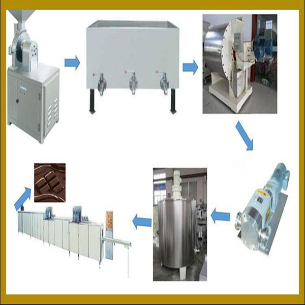 Automatic Depositing Chocolate Bar Making Machine 250kg/H