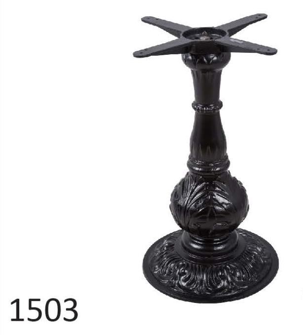 Outdoor Ornamental Cast Iron Table Base Furniture Hardware Part C6 Column