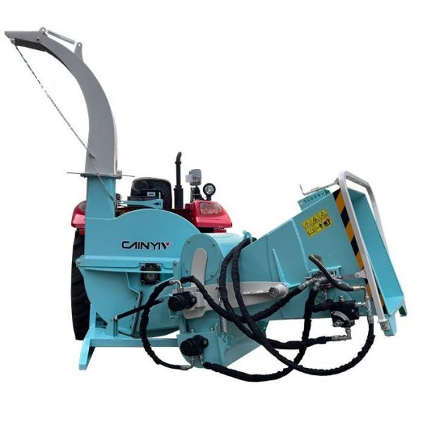 Quality PTO Driven Wood Chipper Shredder 10inch Capacity Full Hydraulic Feed System for sale