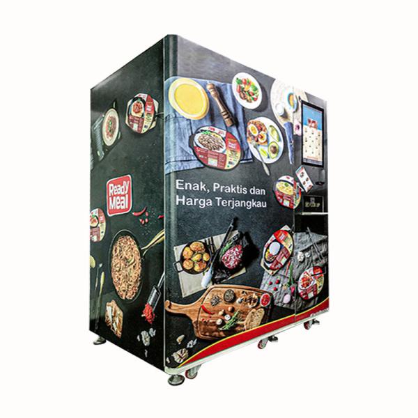 Quality 380kg High-Capacity Bento Vending Machine with Built in Microwave for sale