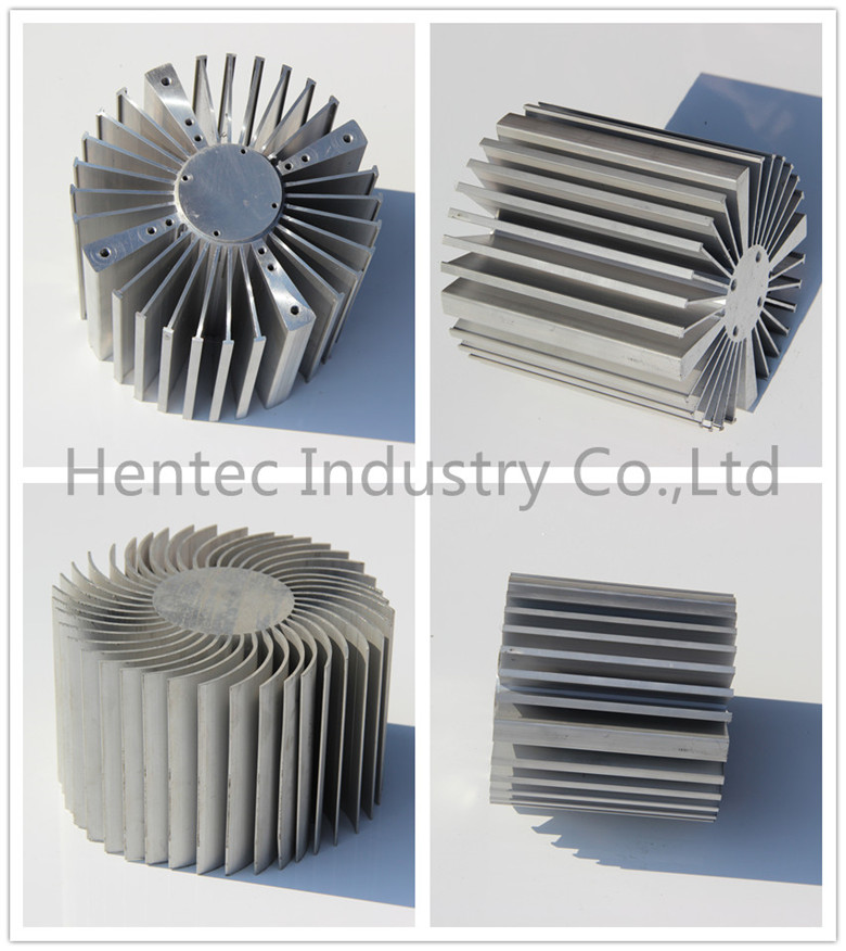 Custom High Power LED Aluminum Heat Sink 6063 , 6061 , 6060