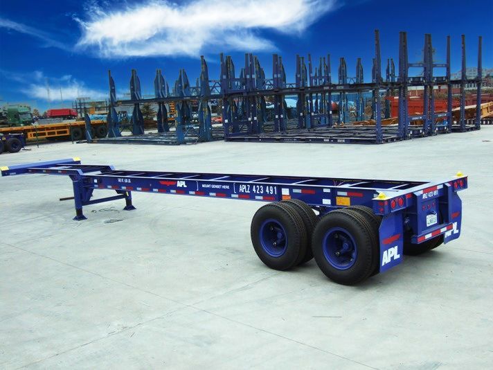 Knocked Down SKD CKD 40FT Container Chassis for Intermodal Container Chassis