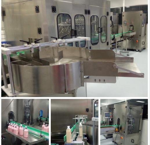 Quality Stable Performance Bottle Filling Line / Shampoo Filling Machine Line for sale