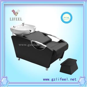 China fashional beauty salon furniture Black shampoo chairs wholesale