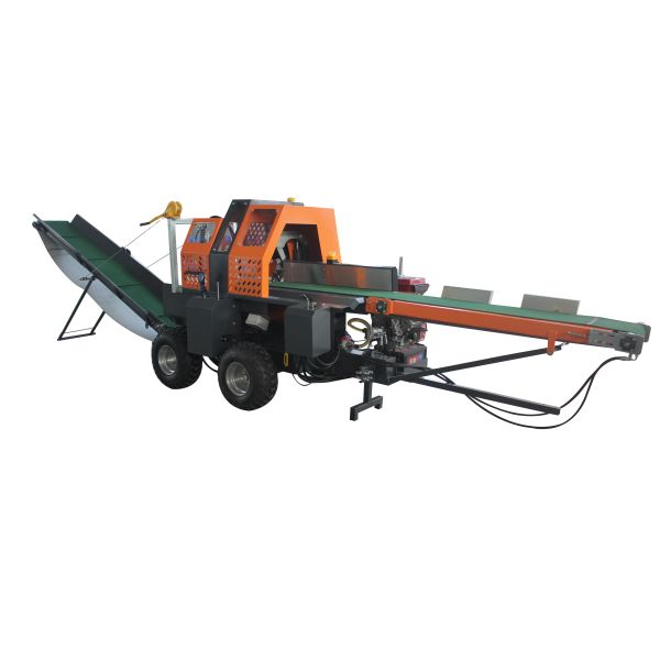 Home Firewood Processor JIERUI CE Approved Horizontal Fast Log Splitter with Chainsaw