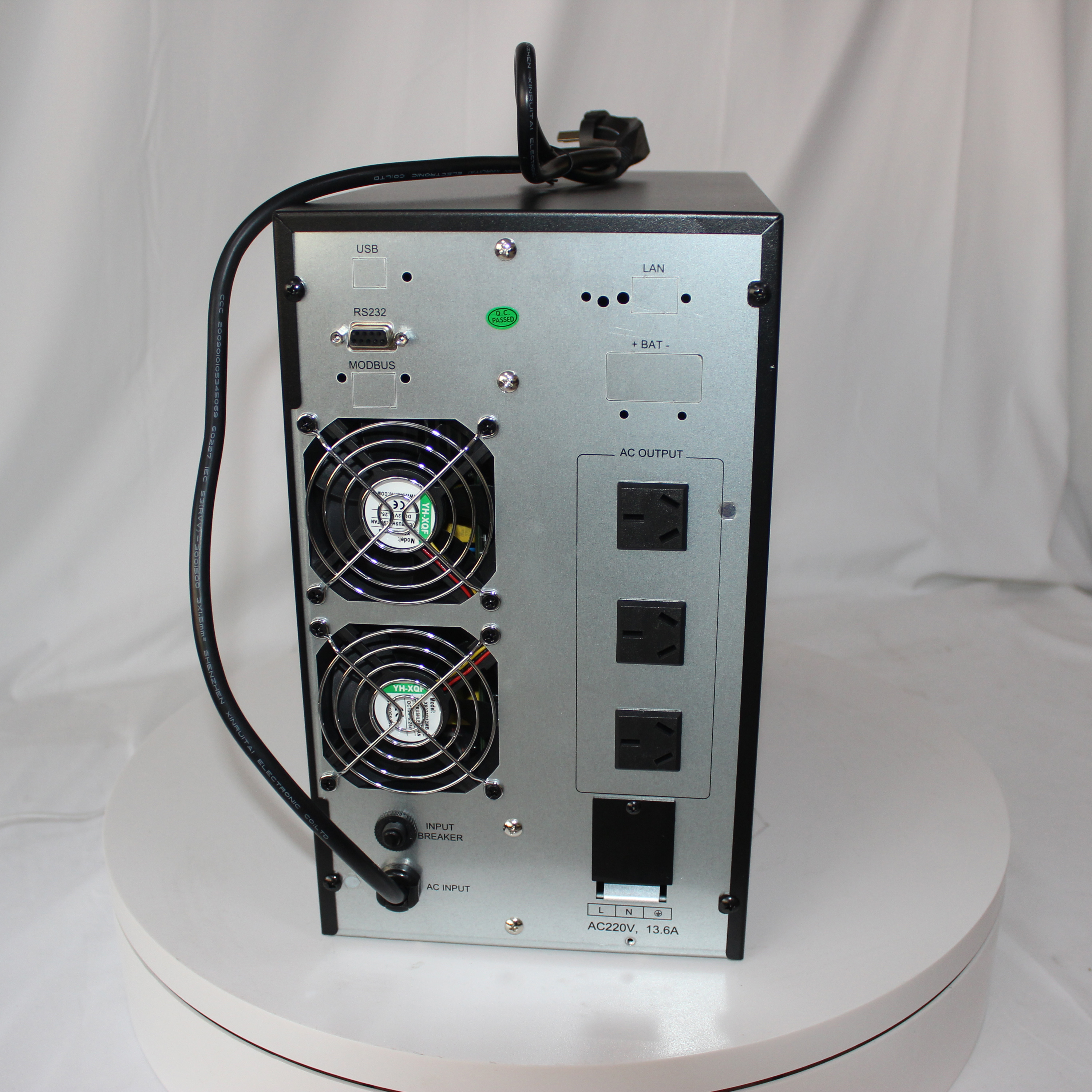 High Frequency Online 2kva Single Phase Ups For Computer Wifi DC Power Machine