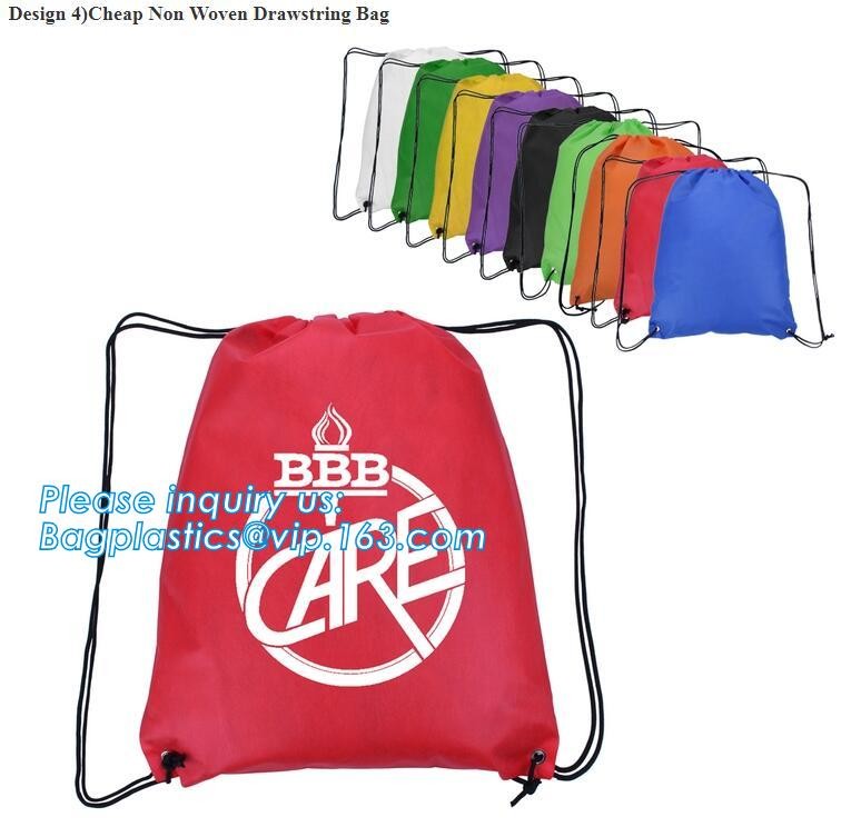 Cheap Custom Wholesale Promotion Canvas Cotton Drawstring Bag, Waterproof Mini Nylon Polyester Drawstring Bag bagplastic