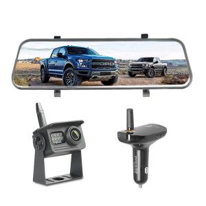 Mirror Dash Cam for Car, 9.6 Mirror Camera Mirror Dash Cam for Car, Support Dual Cameras