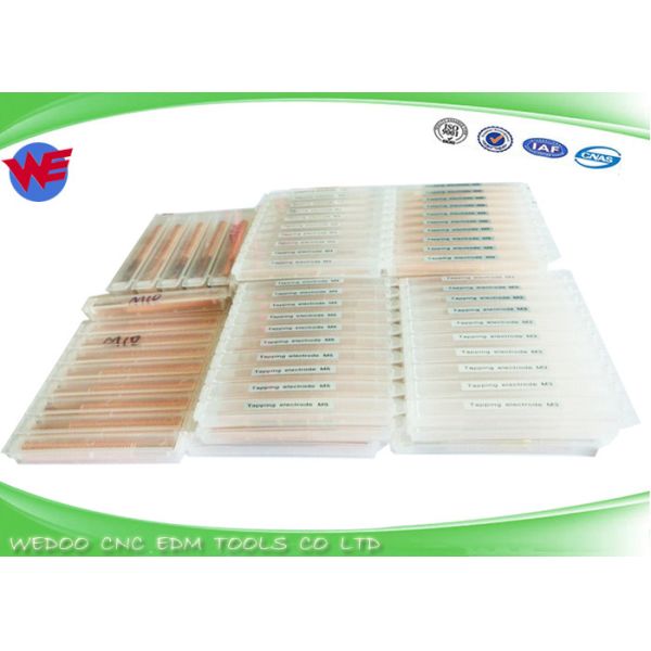 CNC EDM Machine EDM Threading Electrodes M10 Copper Material Thread Tapper