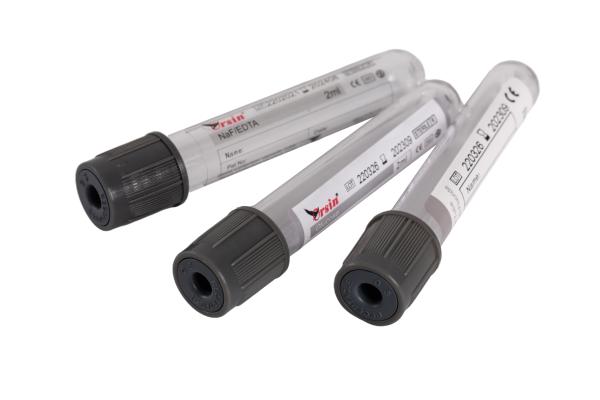 Quality PP BD Vacutainer Sodium Fluoride 0.5ml Grey Top Tube For Glucose for sale
