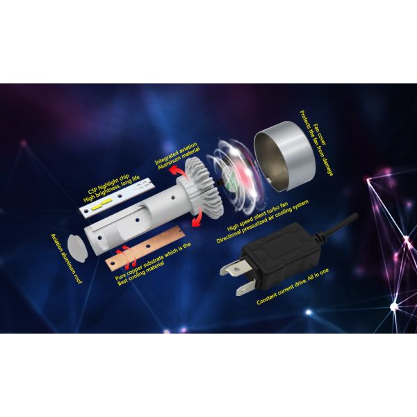 Car H4 Led Headlight Bulbs High Low , Super Bright 9005 Led Headlight Bulb