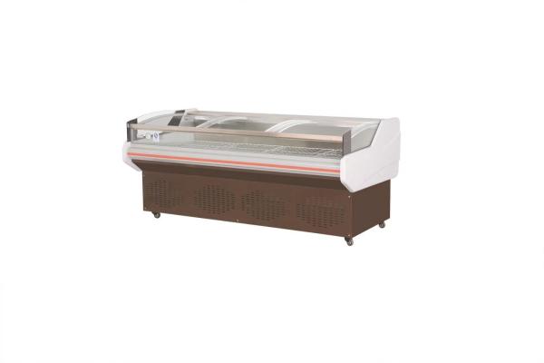 Quality R134a R600a Ice Cream Showcase Freezer Direct Cooling System for sale