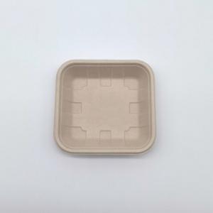Compostable Biodegradable Bagasse Tableware Disposable Rectangular Shape