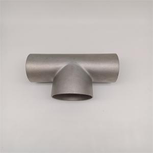 Butt-welding Equal Tee Connection Fittings Normal Clamped Silver Type Tee