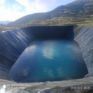 China 750 Micron HDPE Geomembrane Reservoir Liner for Waterproof Water Storage wholesale