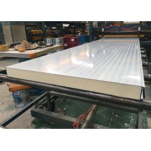 China 950mm Wide Zinc Coated Composite Partition PU Sandwich Panel wholesale