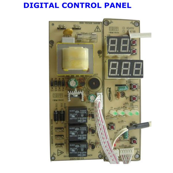 Touch Button FSTN LCD Electric Stove Control Panel Easy Clean With Manual Input