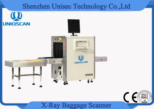 Quality Airport Baggage X Ray Machine Sf5636 Dual Energy Scanner Ce / Iso Certificated for sale