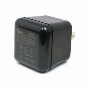 China 5.0V, 10 to 2,100mA Universal USB Power Adapter Flat Computer Charger With Extra Safe Design wholesale