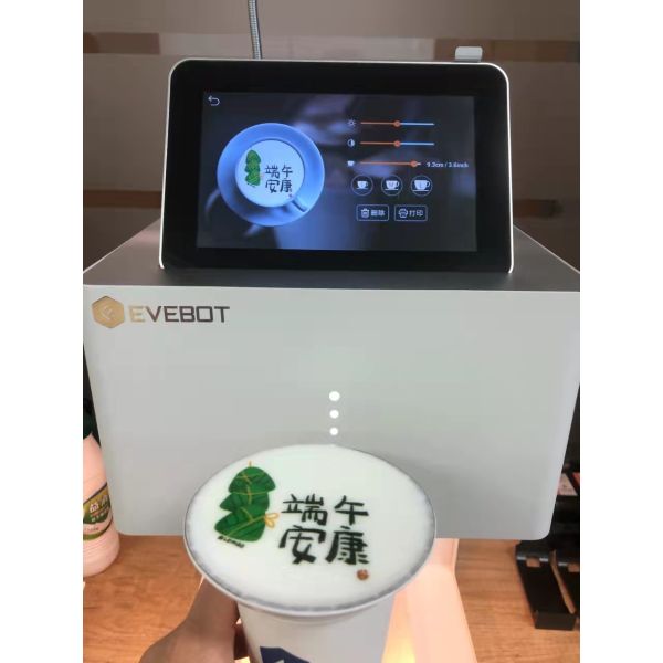 EVEBOT Edible Coffee Printing Machine 15W For Garment Shops