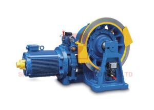 China Engine Traction Unit Vvvf Drive Lift Traction Machine With DC110V 2A Brake wholesale