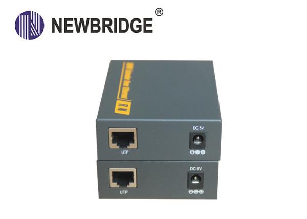 Quality Professional Fiber Optic Extender 120M Distance Over Single Ethernet Cat 5e/6 Cable for sale