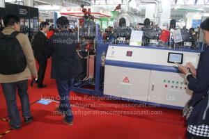 Double Stage Screw Carbon Dioxide Compressor Racks C Freezer Tunnel Based On R404A / Co2