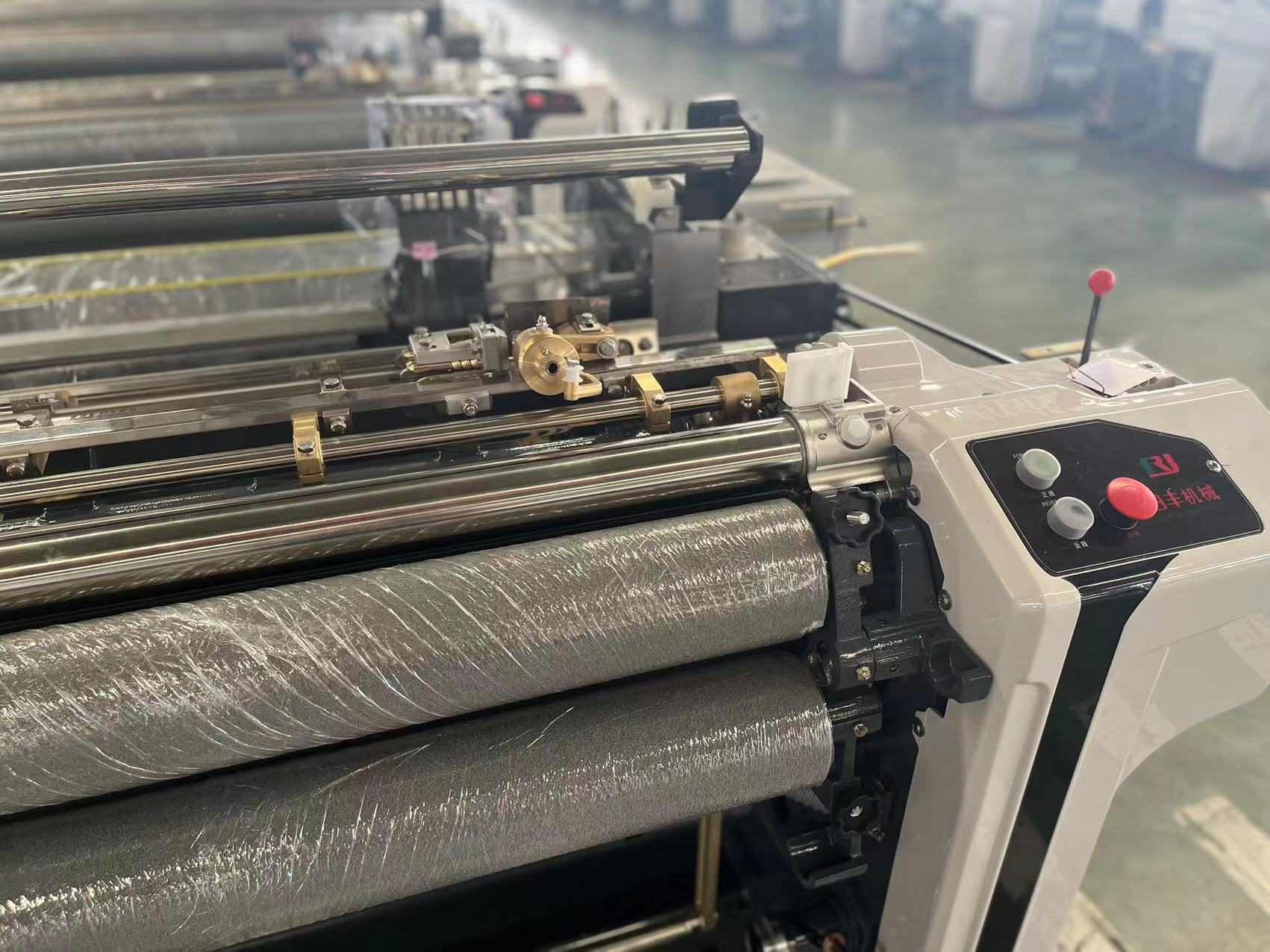 Dobby Water Jet Power Loom Machine 190cm Plain Mechanical Heavy Weight Fabrics