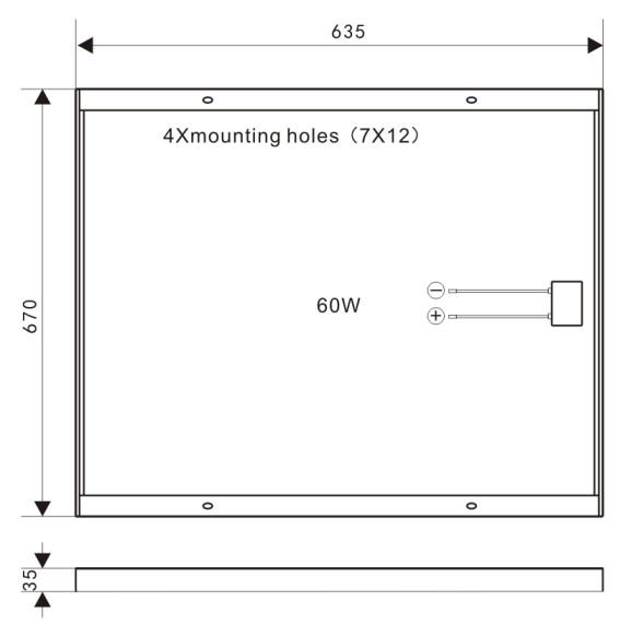 95W 36 Cells Custom Solar Panels Polycrystalline Efficient For Solar Pump