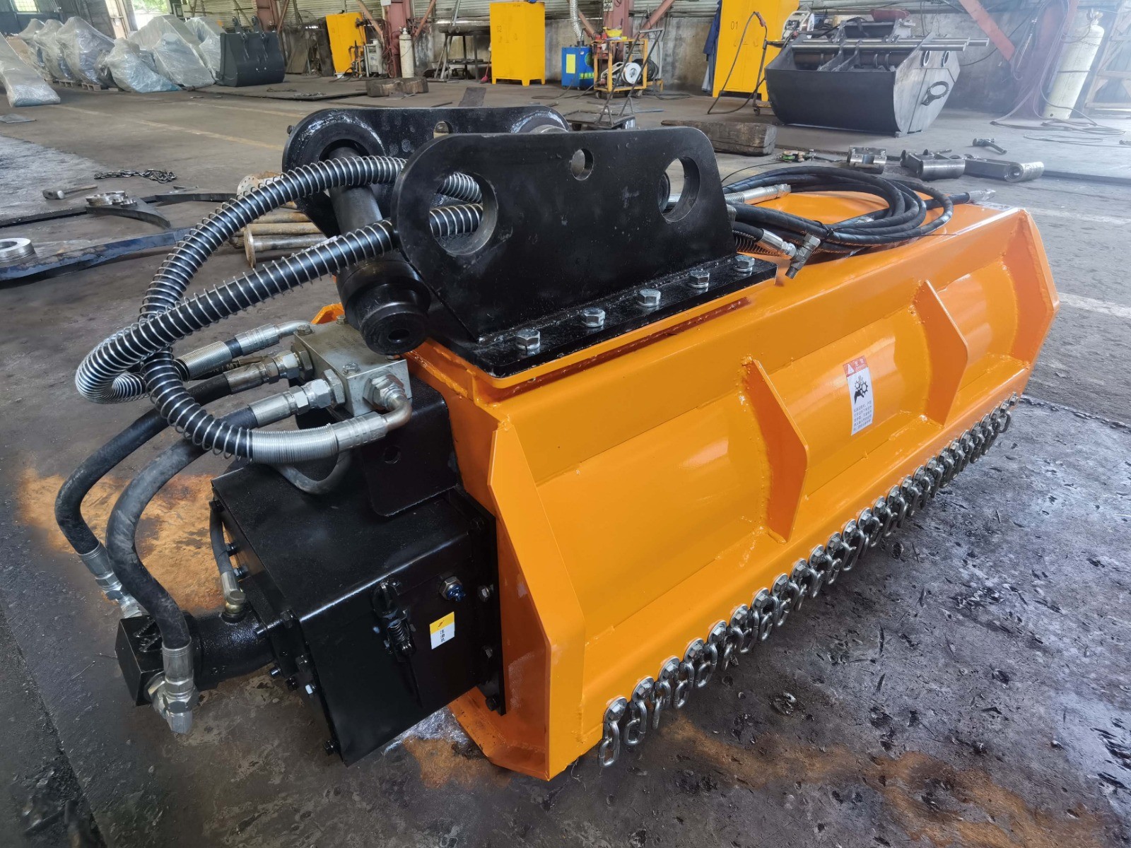 1.5-20 ton Hydraulic Lawn Mower Flail Mower Farms Excavator Attachment Forestry Mulcher