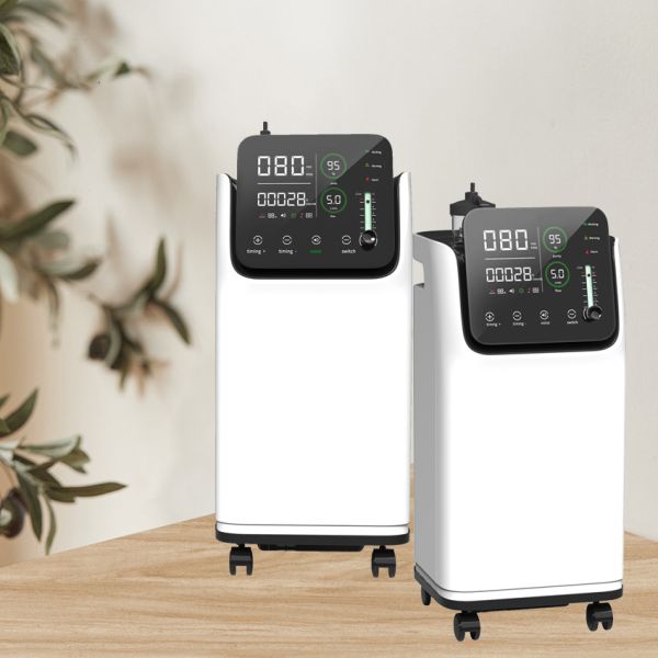 Electric Oxygen Breathing Machine For Home Use 5 Litre